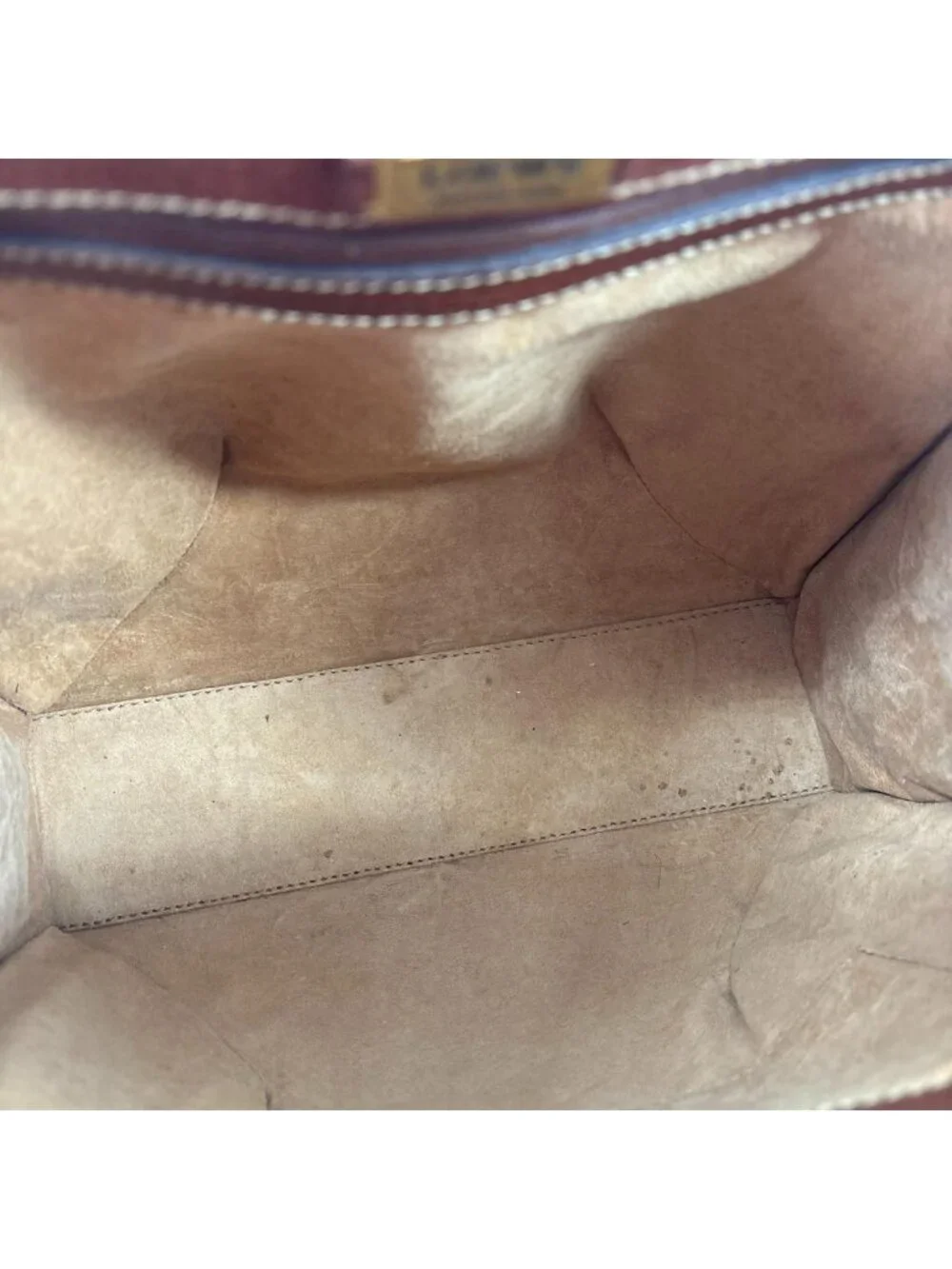 Loewe Super Anagram Tote Calf Leather Brown